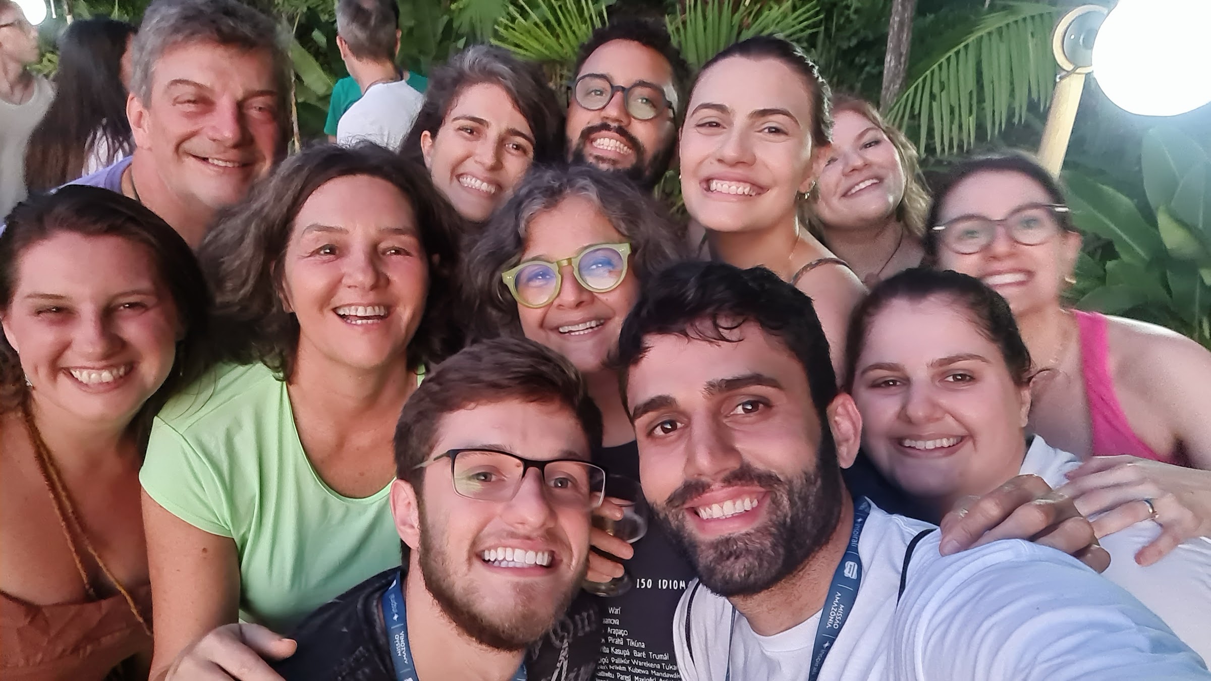 Equipe em missão na Amazônia
